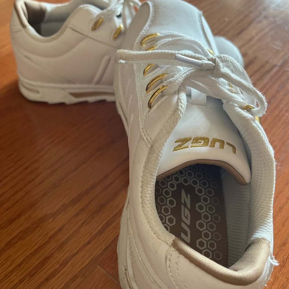 Lugz Women's Sneakers in White and Gold